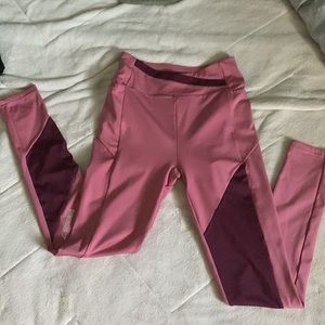 Gymshark colorblock pink leggings